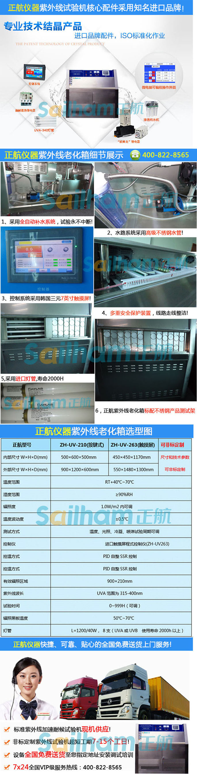 觸摸屏紫外線(xiàn)老化試驗(yàn)箱